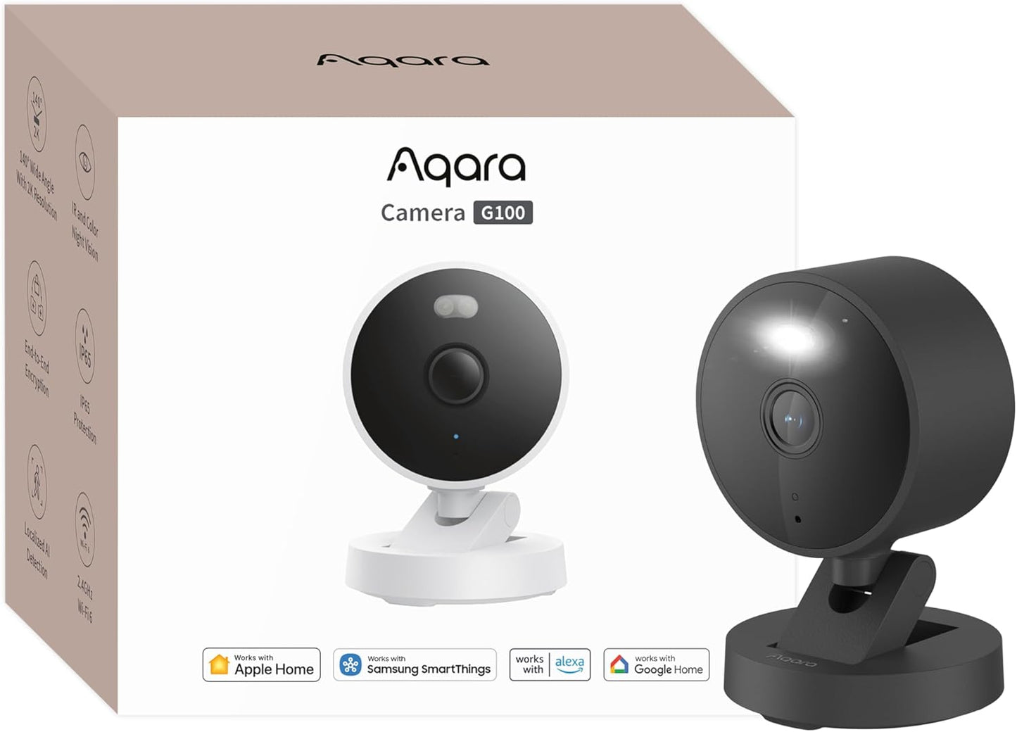 Aqara G100 2K Indoor/Outdoor Security Camera with Night Vision