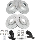 Front & Rear Brake Pad and Rotor Kit - Semi-Metallic G-Coated