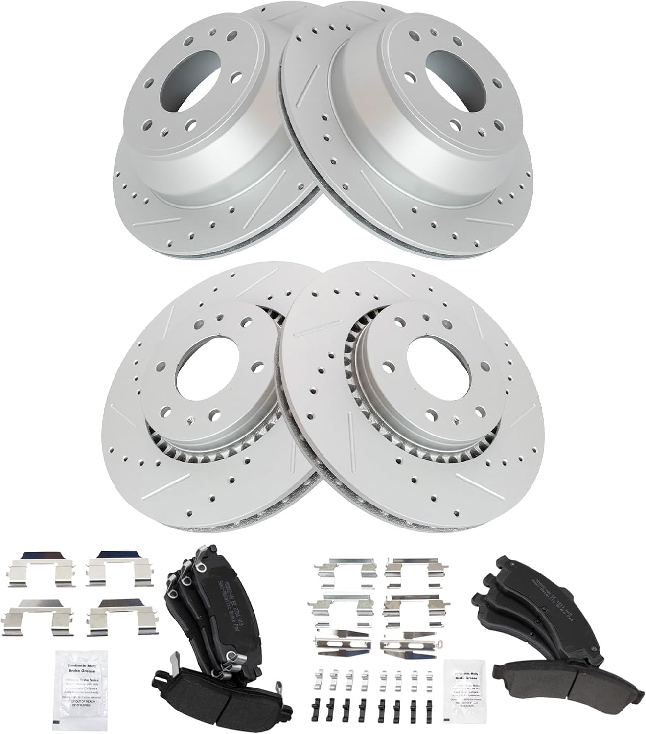 TRQ Premium G-Coated Brake Pad & Rotor Kit for Chevrolet SSR