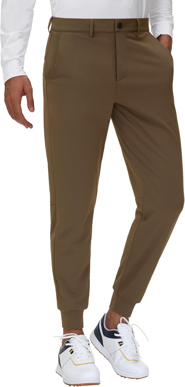 JWM Men's Stretch Golf Joggers Pants for Stylish Comfort
