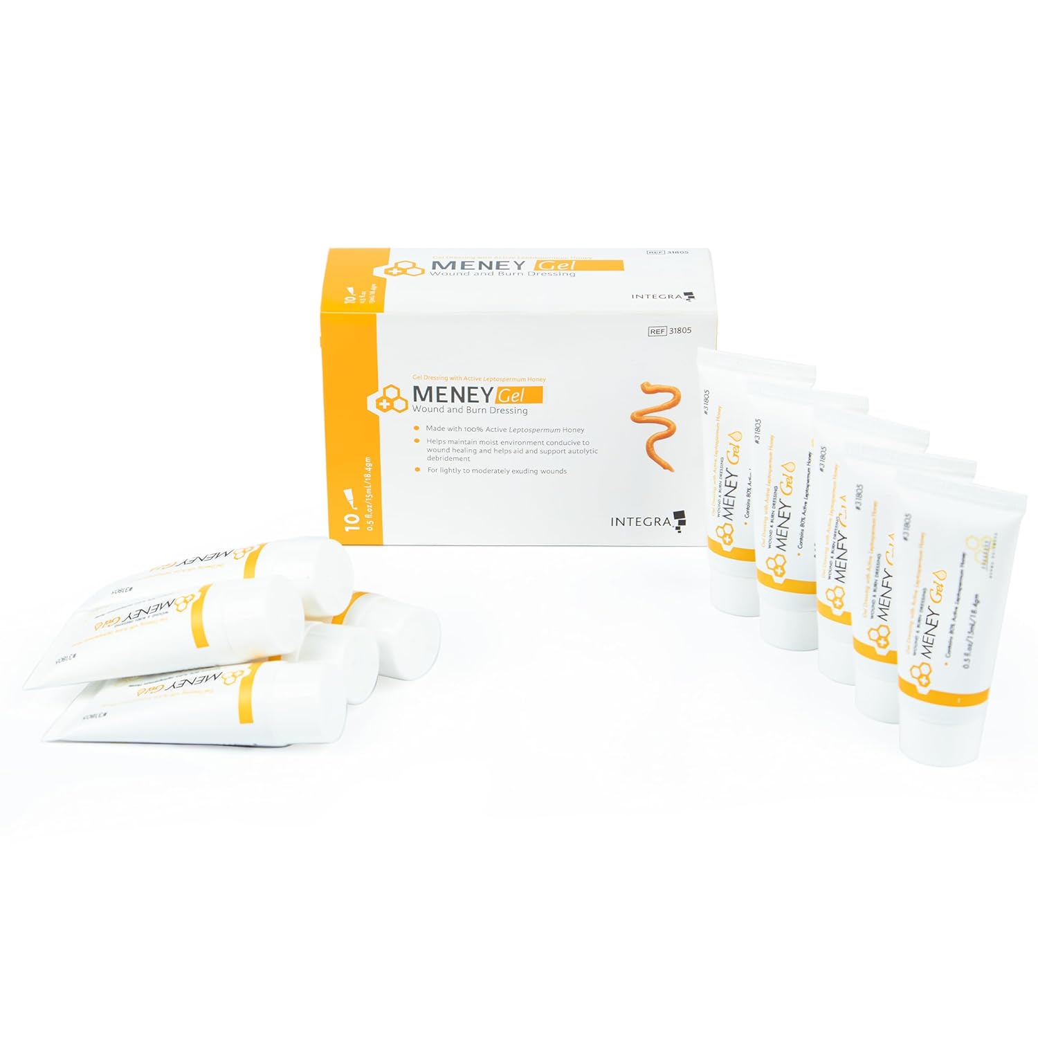 Improved Honey Gel for Deeply Moisturizing Skin Care 10 Packs