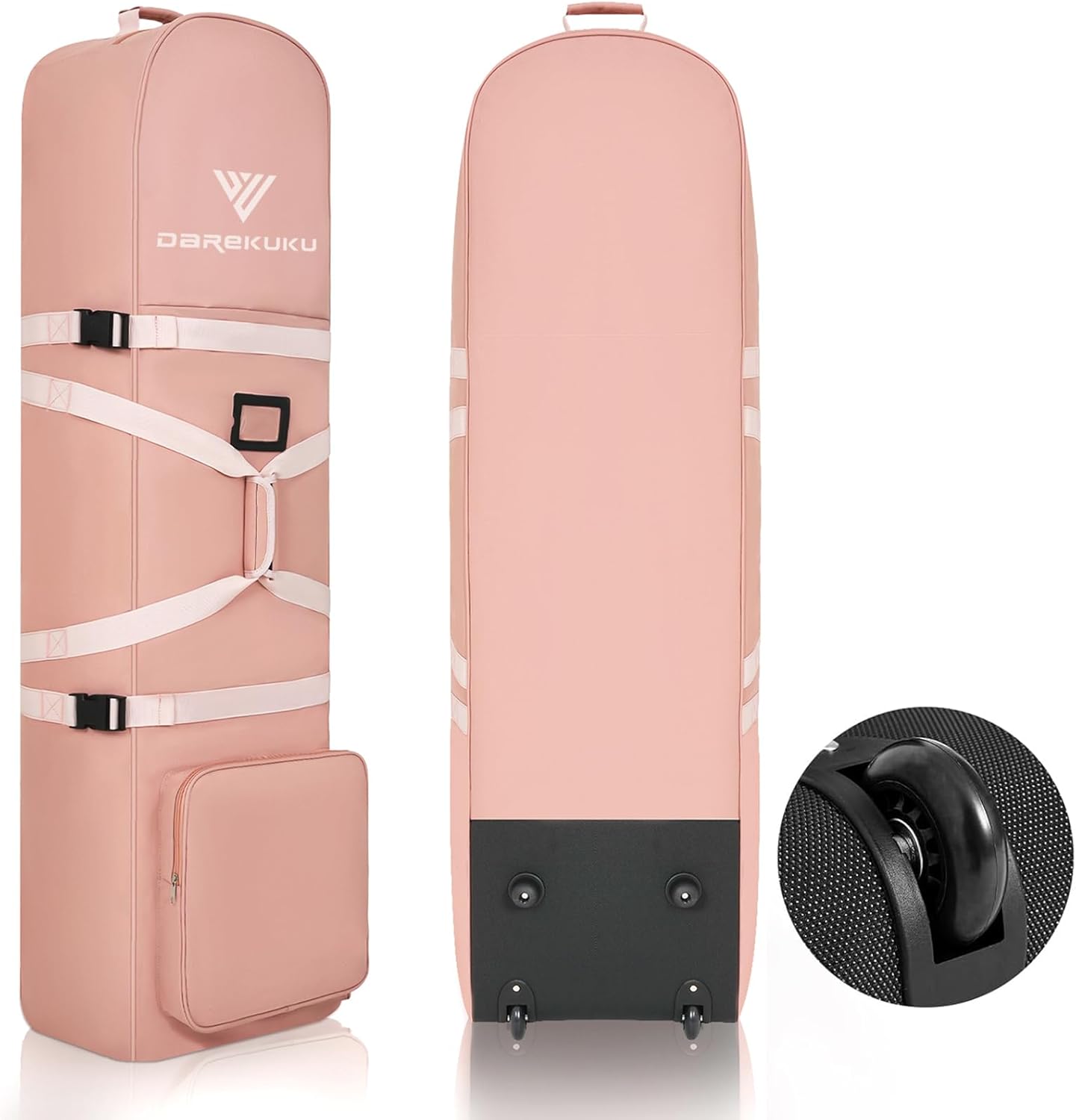 Golf Travel Bags for Airlines with Adjustable Support Rods