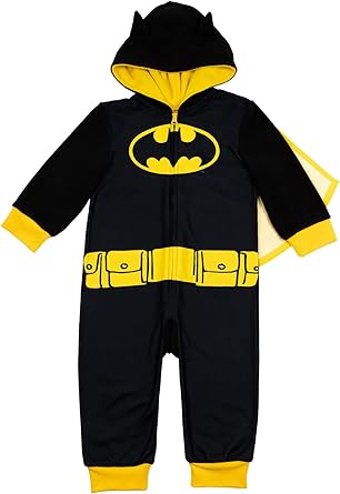 DC Comics Justice League Pajama Cosplay Coverall for Kids