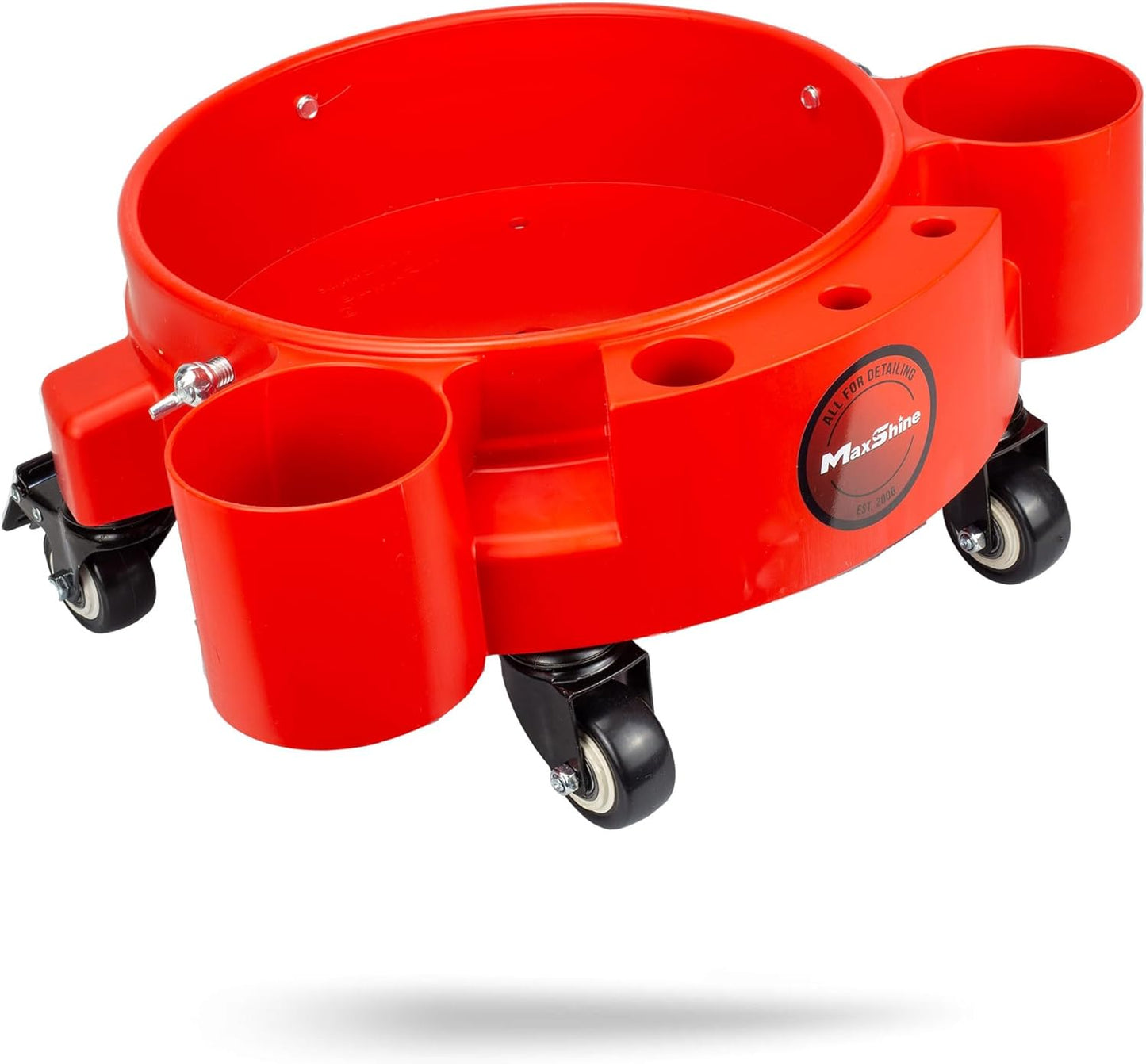 Maxshine 5 Gallon Universal Rolling Bucket Dolly for Detailing