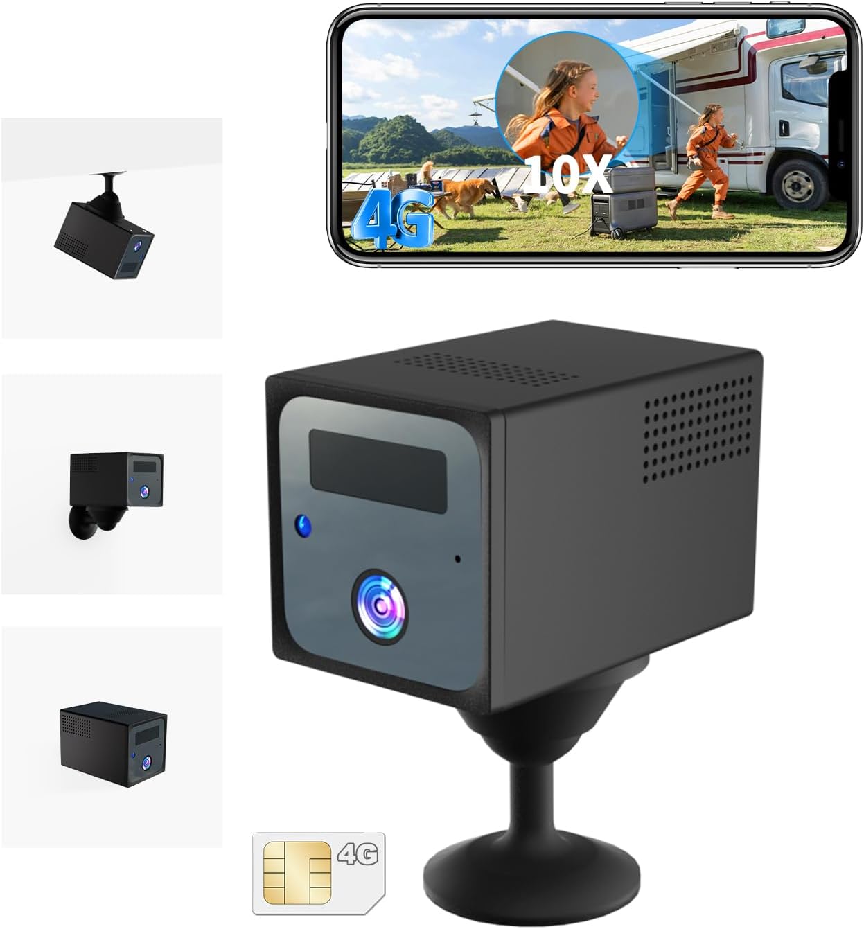 4MP 4G LTE Cellular Security Camera for Portable Protection