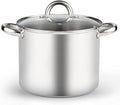 Cook N Home 8 Quart Stainless Steel Stockpot with Lid - Even Heat