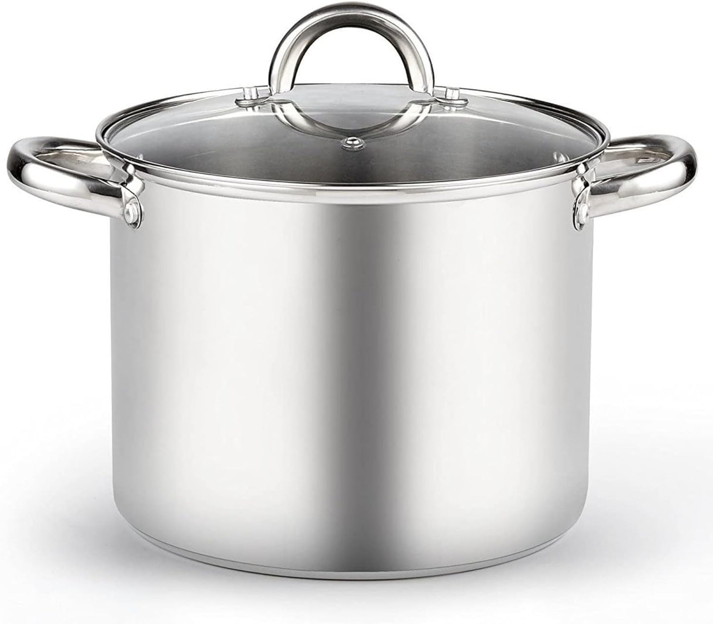 Cook N Home 8 Quart Stainless Steel Stockpot for Family Meals