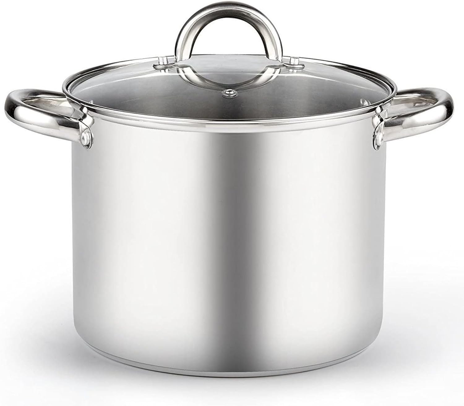 Cook N Home 8 Quart Stainless Steel Stockpot for Family Meals