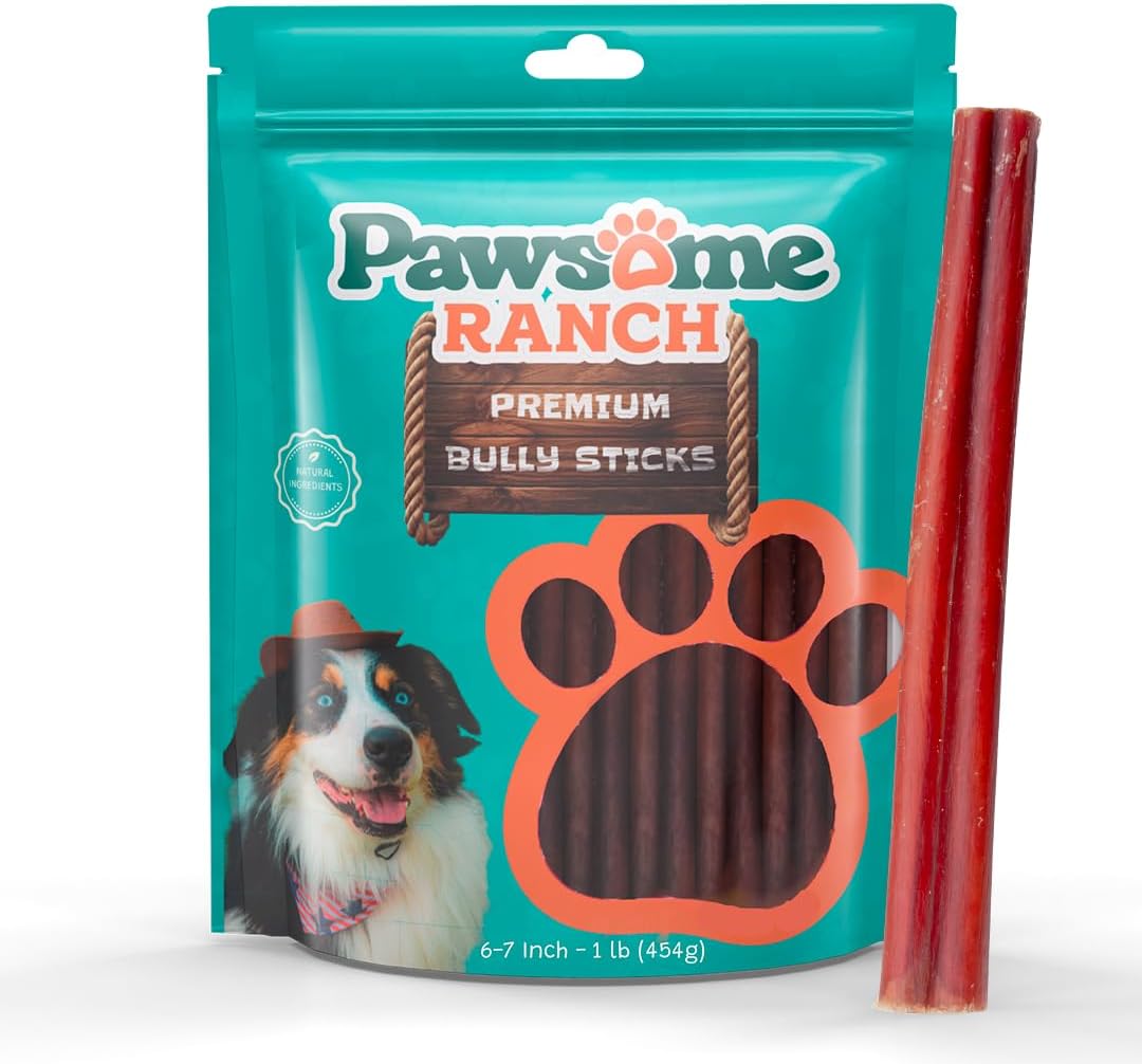 Premium Bully Sticks for Dogs - Natural Chews for All Sizes