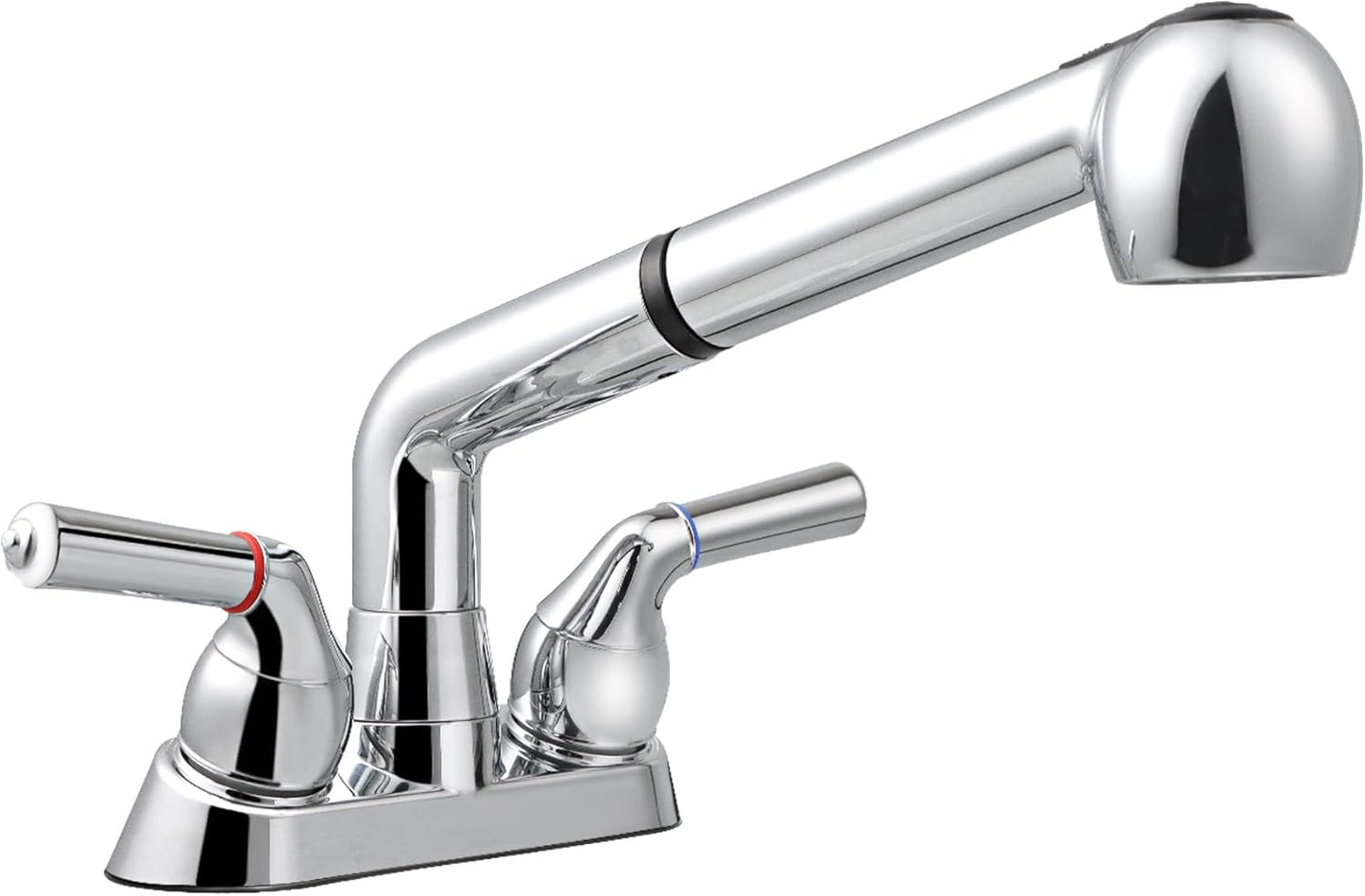 Utility Sink Faucet with Pull Out Sprayer for Laundry Tub