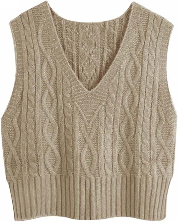 Aoysky Sweater Vest Women's V-Neck Pullover for Stylish Looks