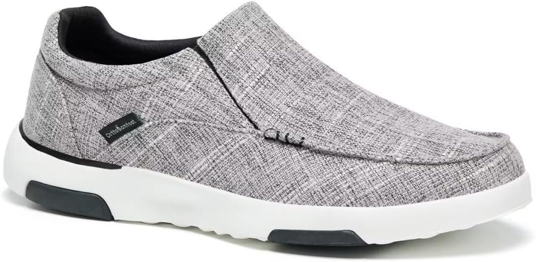 OrthoComfoot Men's Orthopedic Slip-On Shoes for Foot Pain Relief