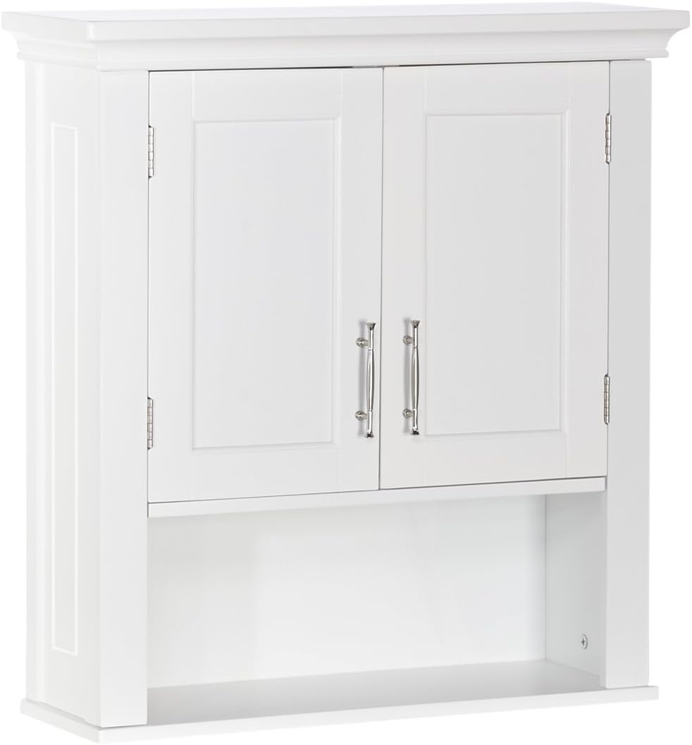 RiverRidge Somerset Two-Door Bathroom Storage Cabinet - White