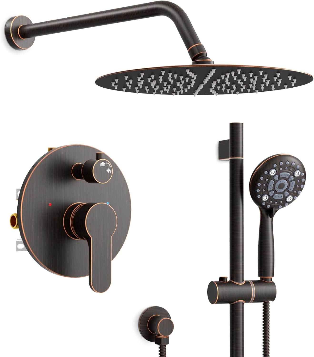 SR SUN RISE 12 Inch Oil Rubbed Bronze Shower System Review