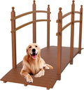 VINGLI Garden Bridge: Classic Wooden Arch Footbridge