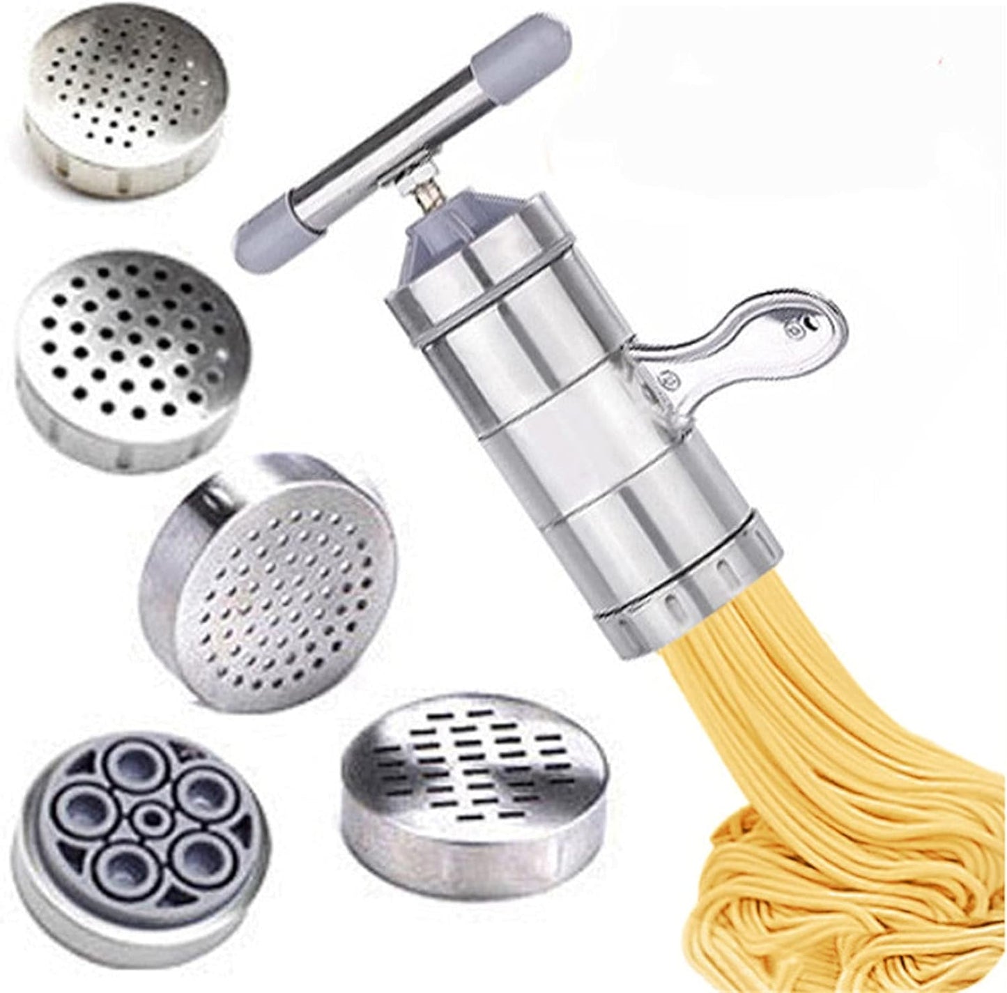 VETAKING Stainless Steel Noodle Press: Crank for Homemade Pasta!