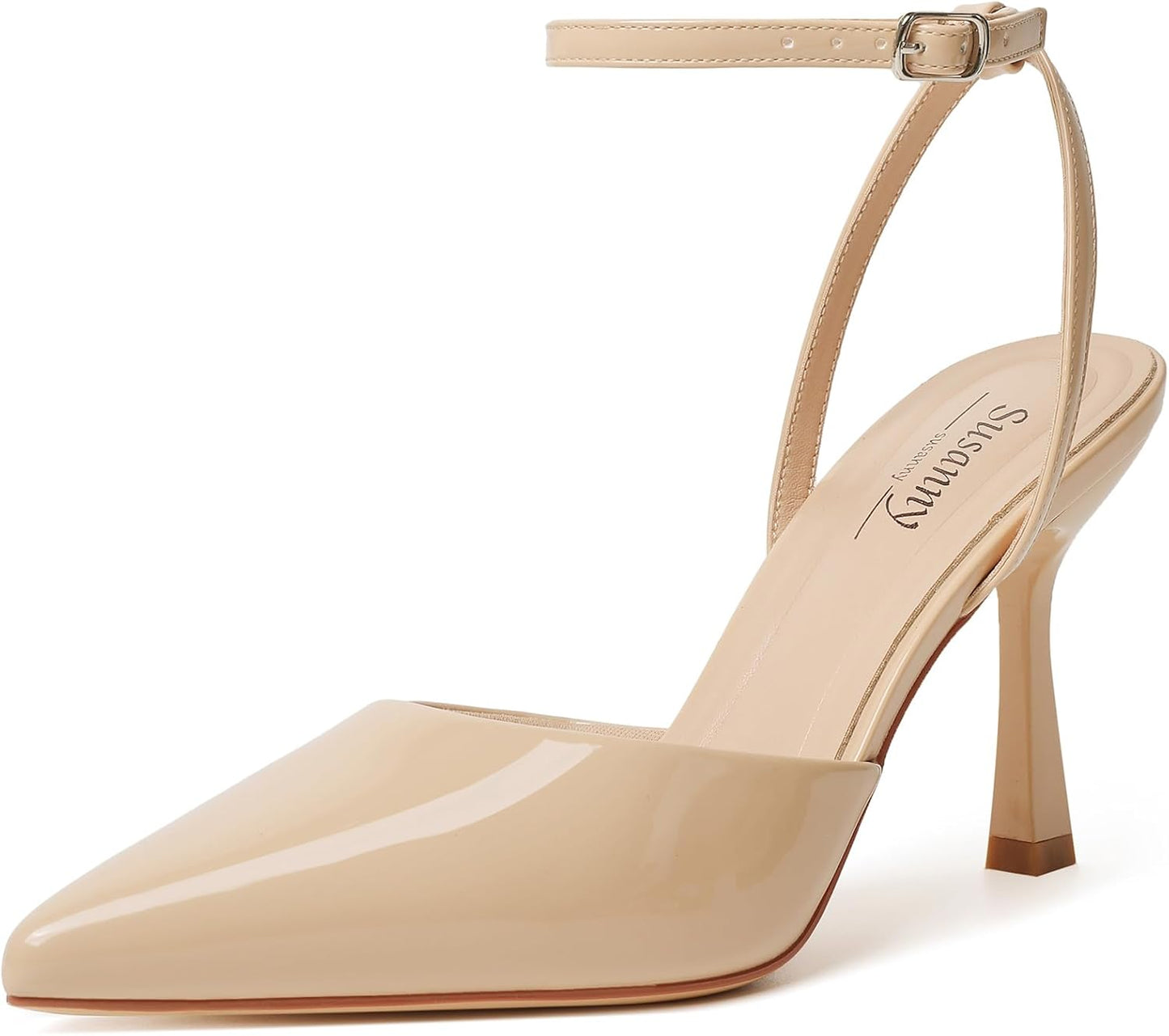 Stiletto Closed Pointed Toe Backless Dress Shoes for Women
