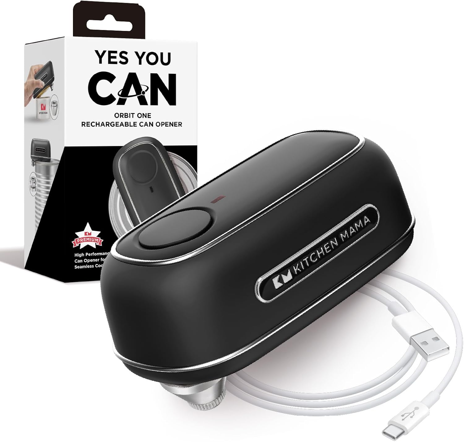 Rechargeable Electric Can Opener for Effortless Meal Prep
