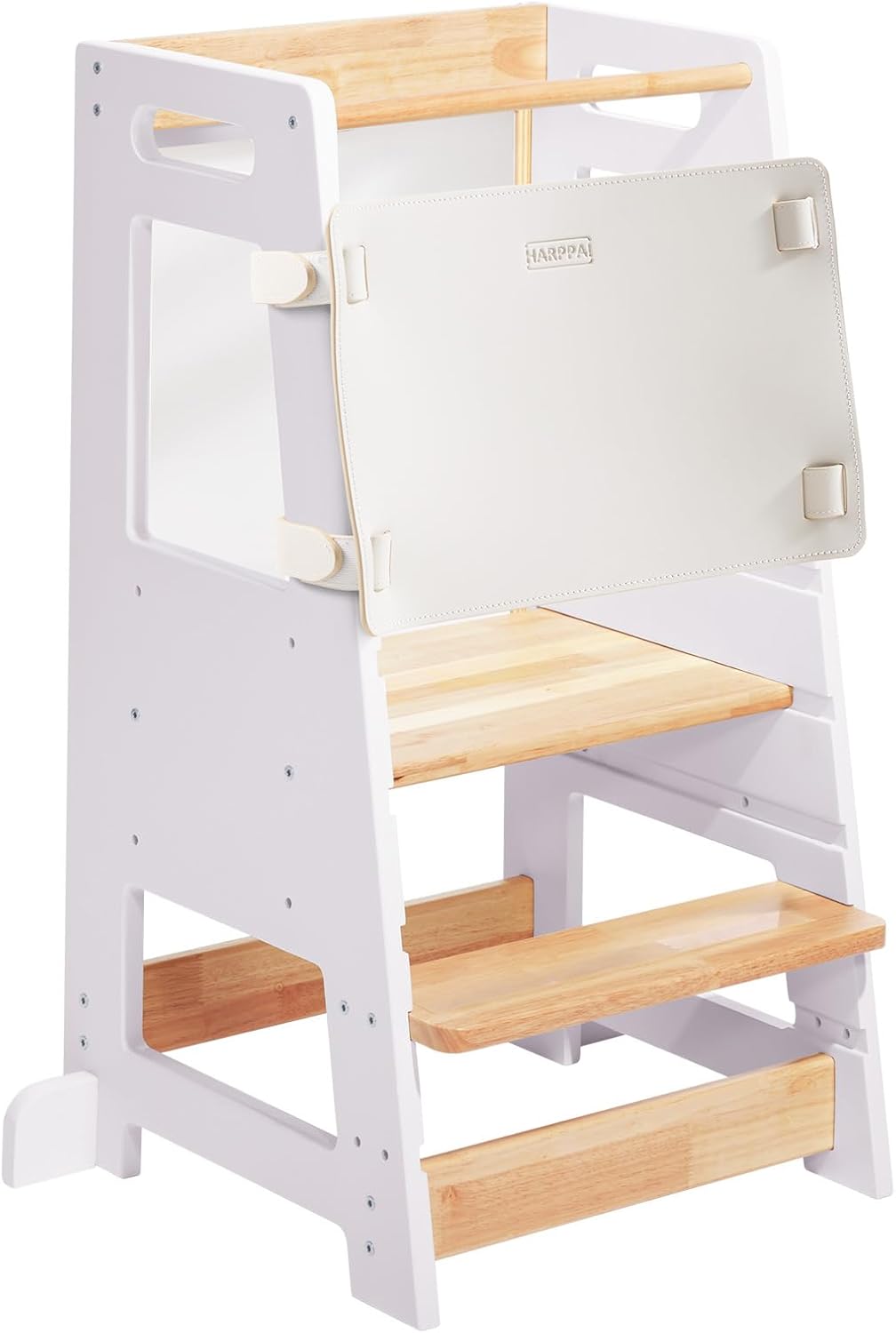 Toddler Kitchen Stools Helper with Adjustable Height and Safety