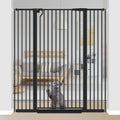 51.18 in Extra Tall Pet Gate for Cats and Dogs - Secure Wide Gate