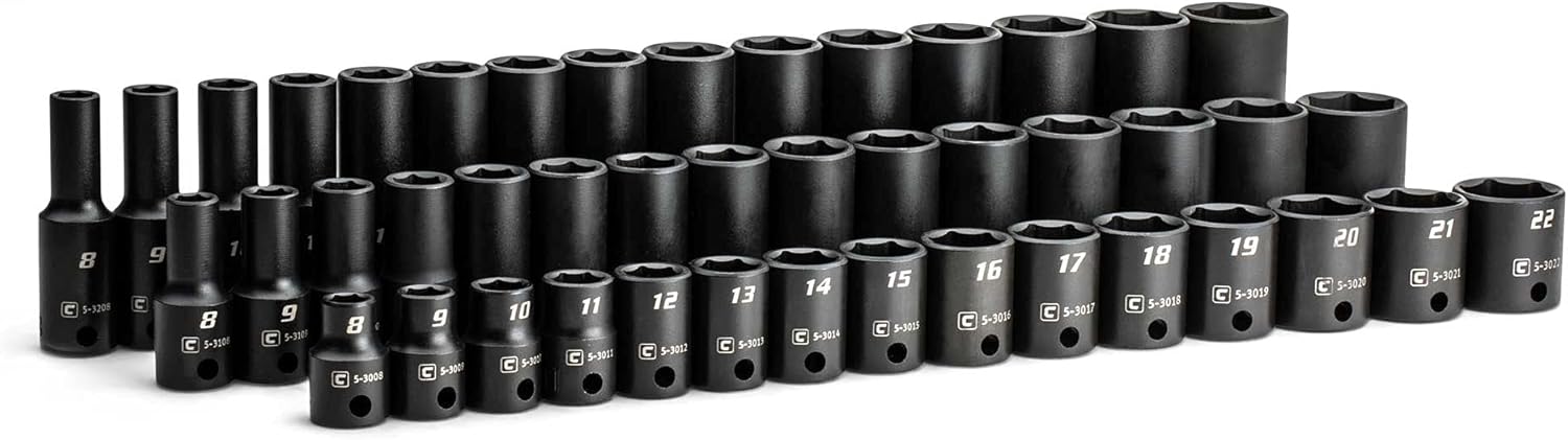 Capri Tools 3/8 in. Drive Impact Socket Set for Every Need