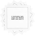 Funny Relationship Quotes Cocktail Napkins - Luxury Cotton Party