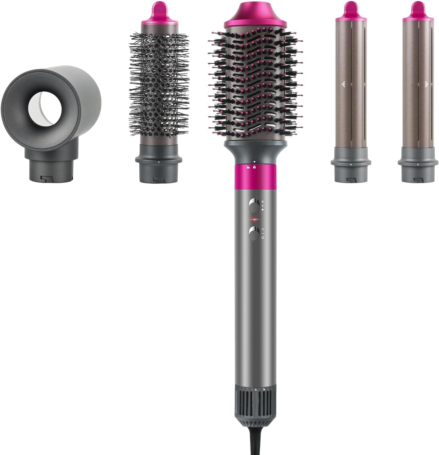 5-in-1 Hot Air Brush: Fast Styling Power!