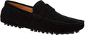 Mens Suede Driving Penny Loafers - Lightweight Slip On Moccasins
