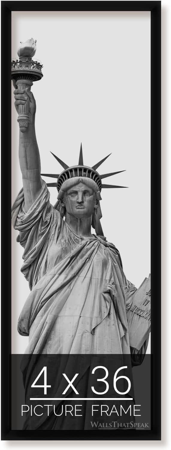 4x36 Black Picture Frame for Puzzles Posters Photos Artwork