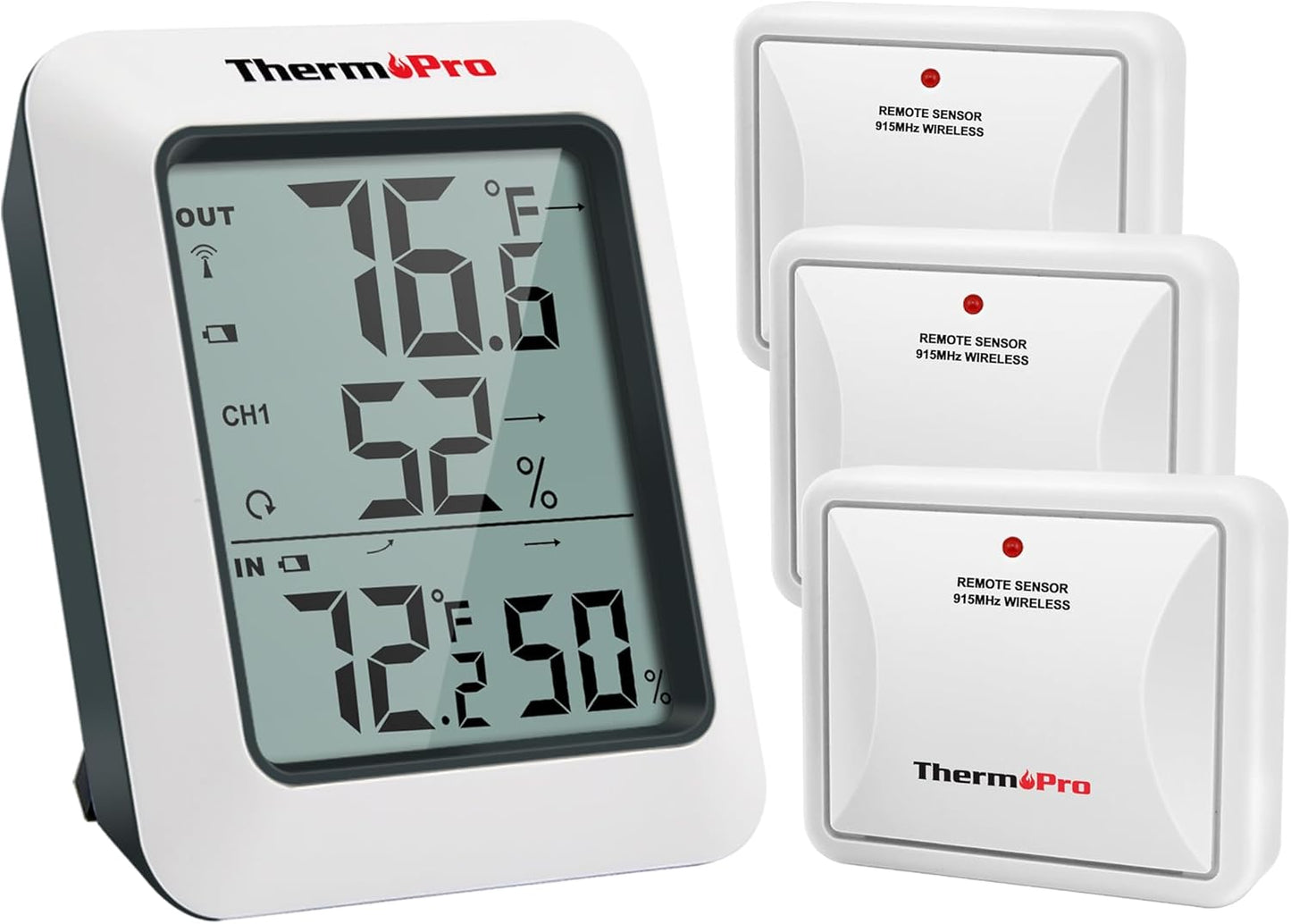 ThermoPro TP60-3 Digital Hygrometer for Indoor and Outdoor Use