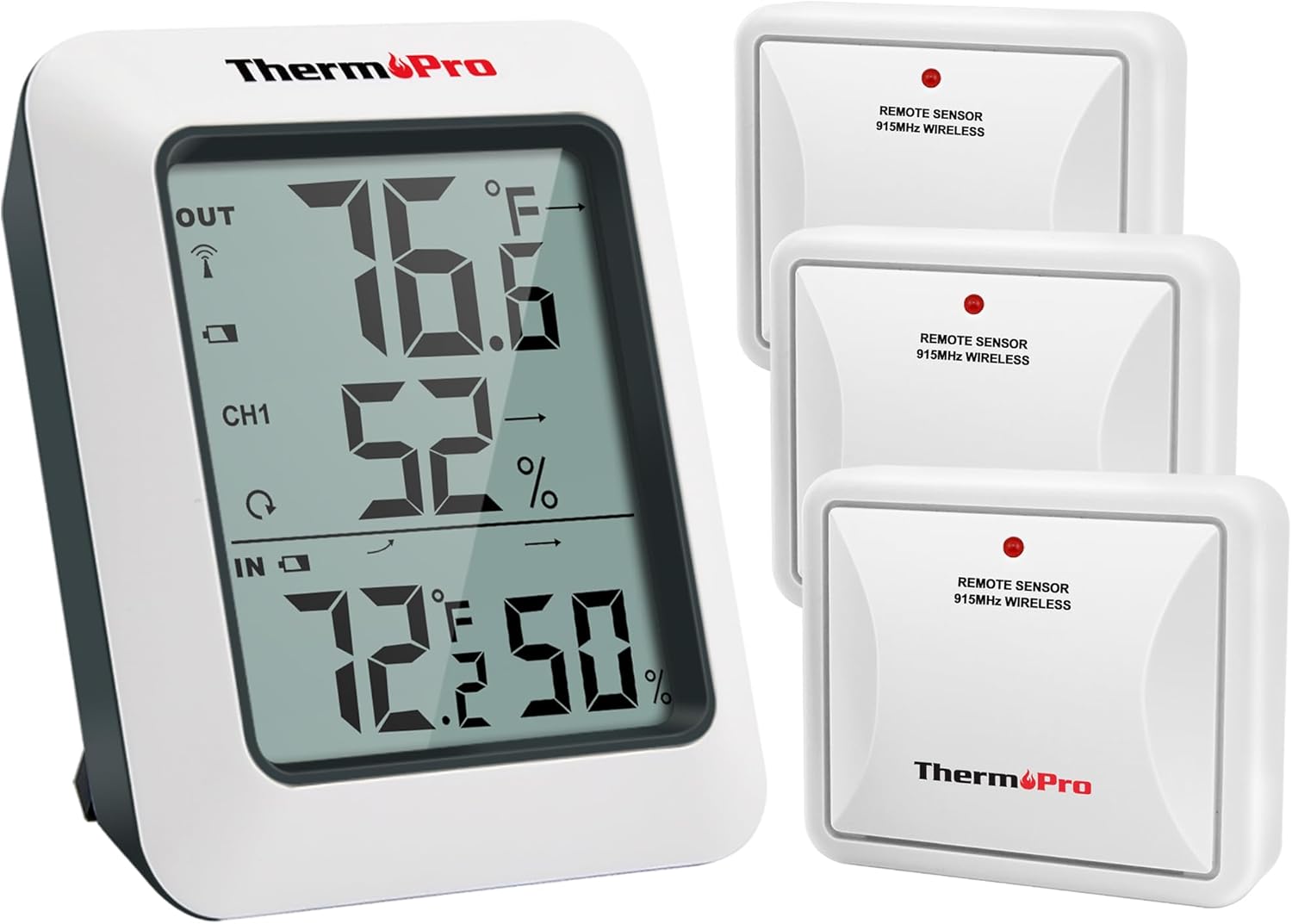ThermoPro TP60-3 Digital Hygrometer for Indoor and Outdoor Use