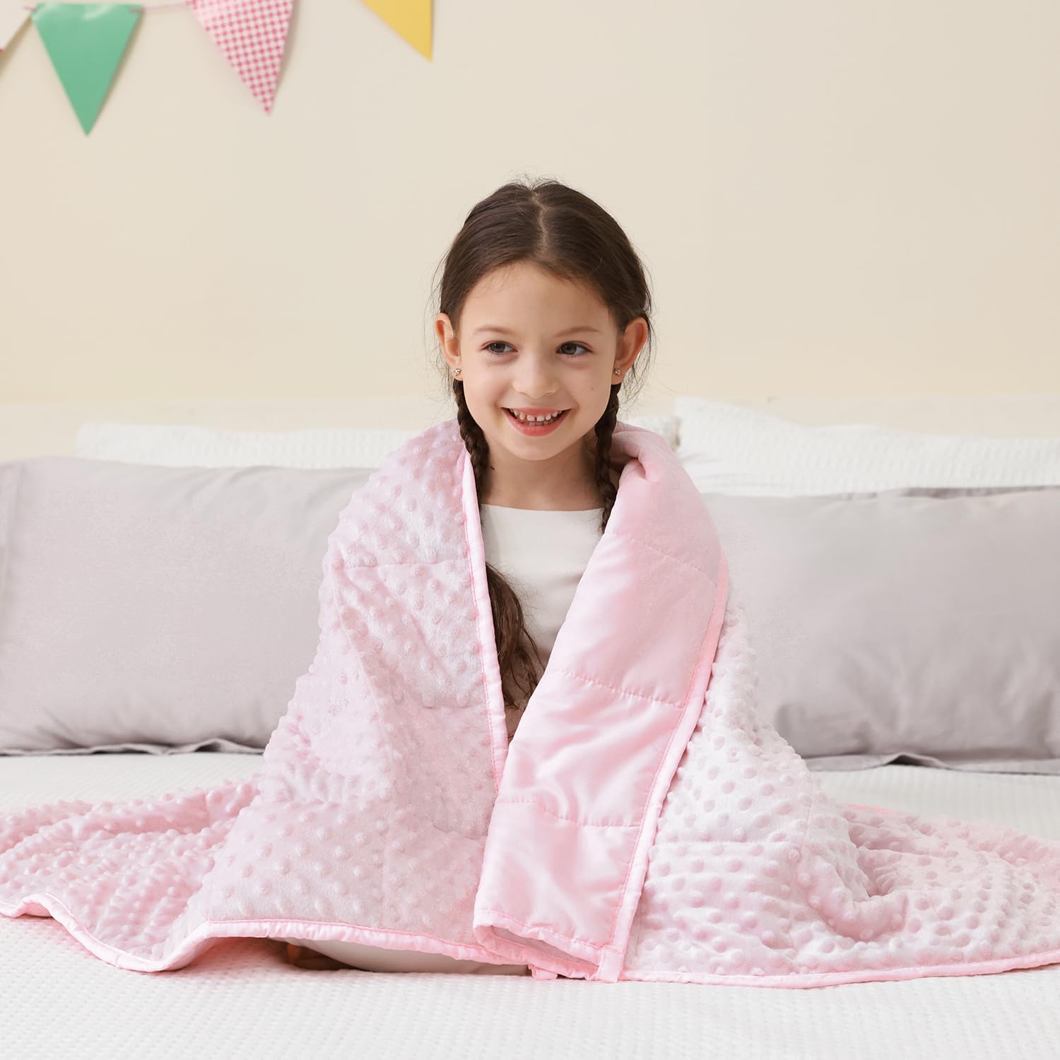 Mr. Sandman Weighted Blanket 5LBS for Restful Sleep and Comfort