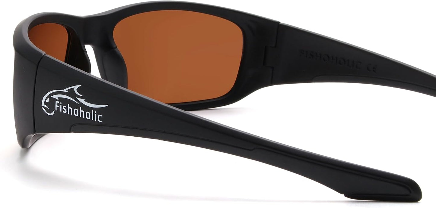 Fishoholic Polarized Bi-Focal Fishing Sunglasses with UV400