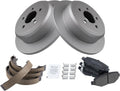 Rear Brake Pad & Rotor Kit for Jeep Liberty and Dodge Nitro - Complete