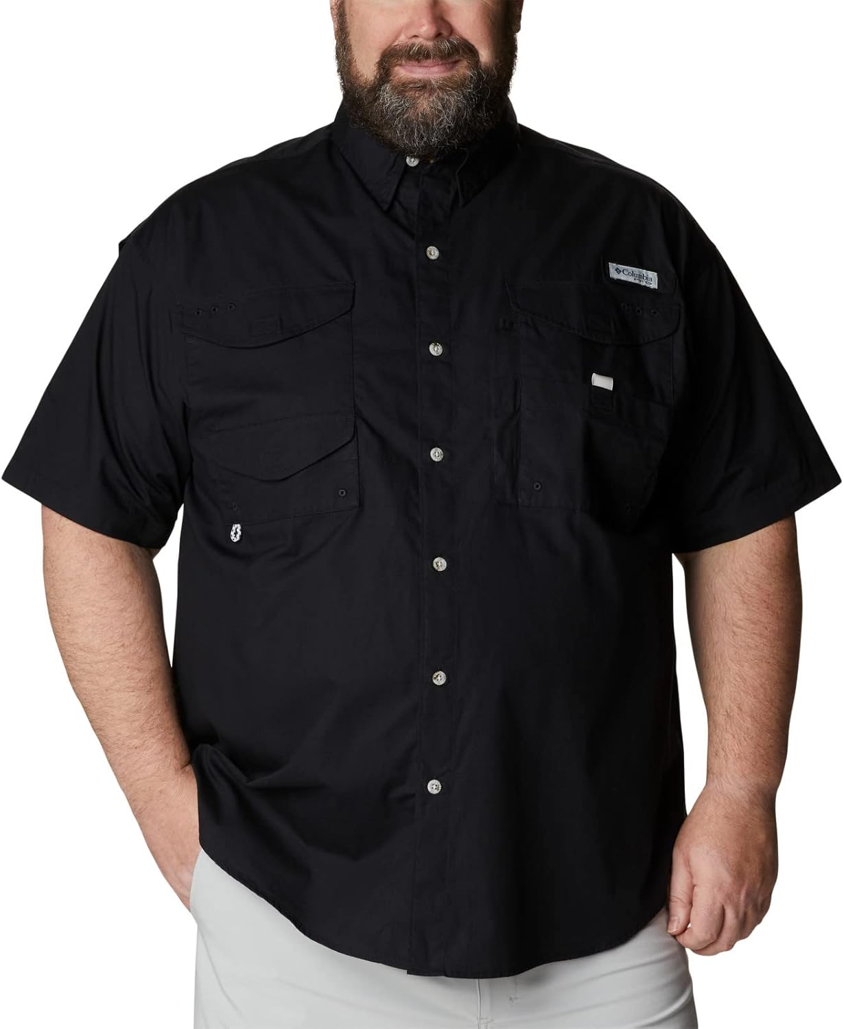 Columbia Men's Bonehead Big & Tall Short Sleeve Fishing Shirt