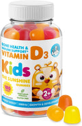 Vitamin D Gummies 180 Count (2000 IU) - Chewable Daily Immune Support