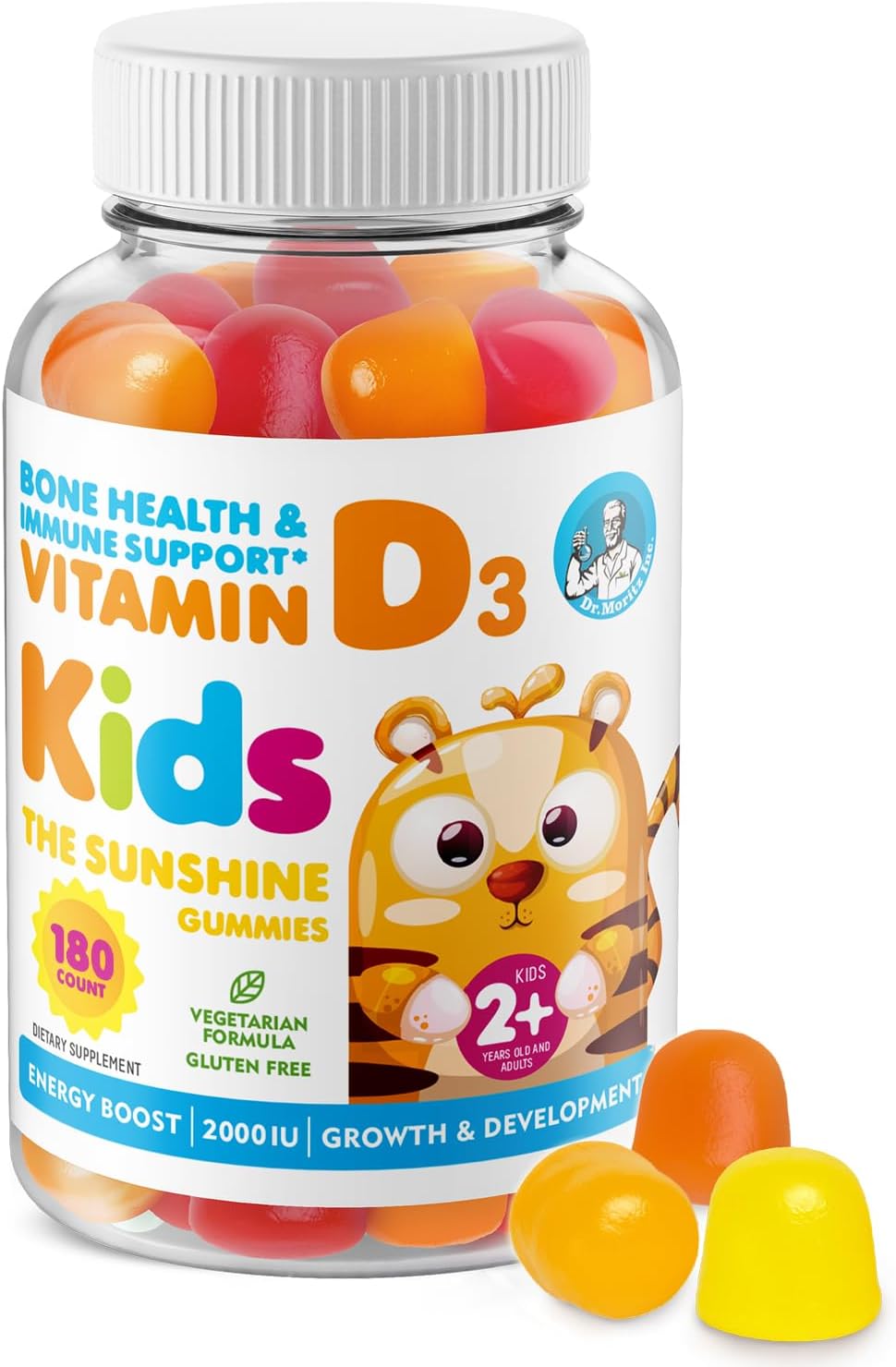 DR. MORITZ Vitamin D Gummies for Kids - Immune Support Chewables