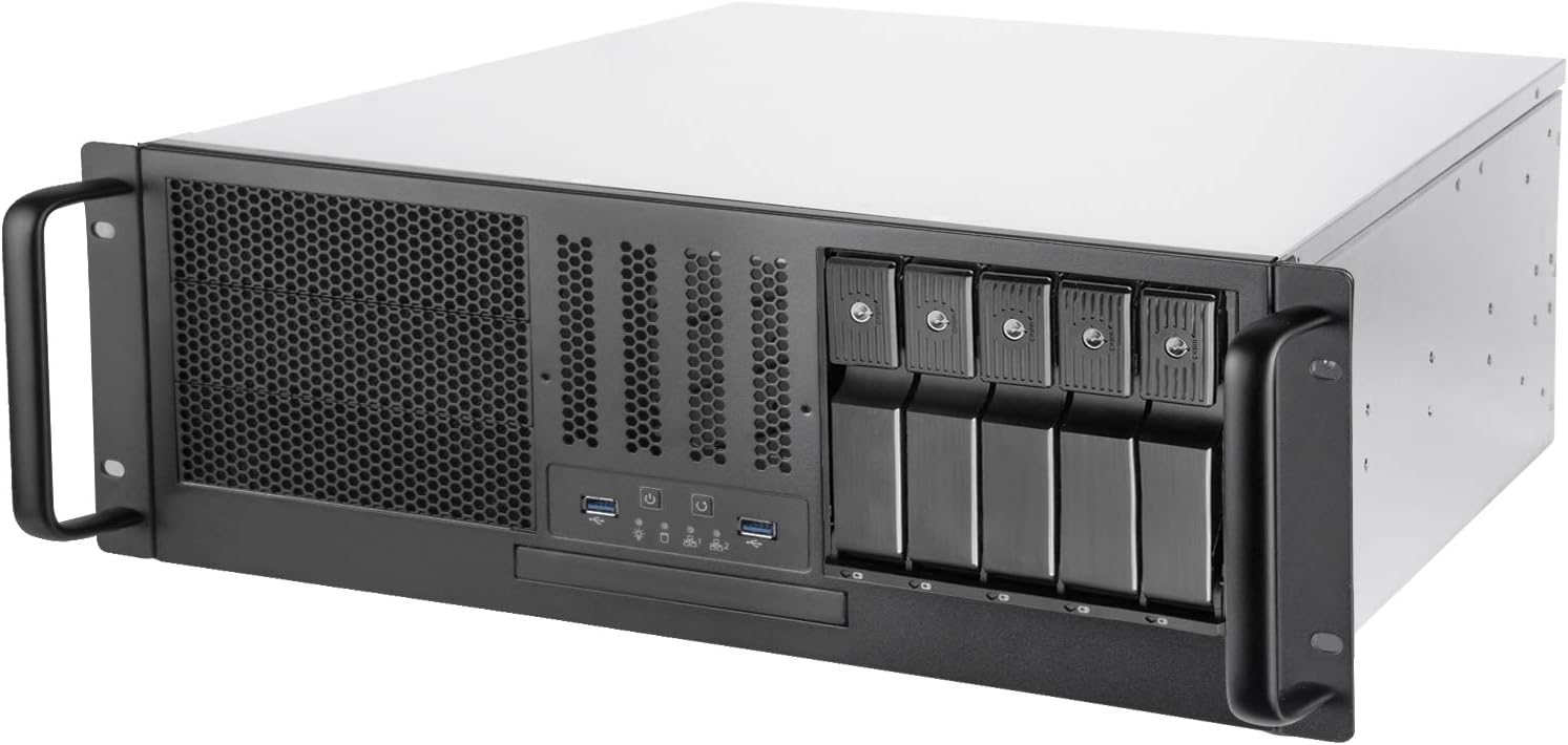 SilverStone RM41-H08 Rackmount Server Case with Hot-Swap Bays