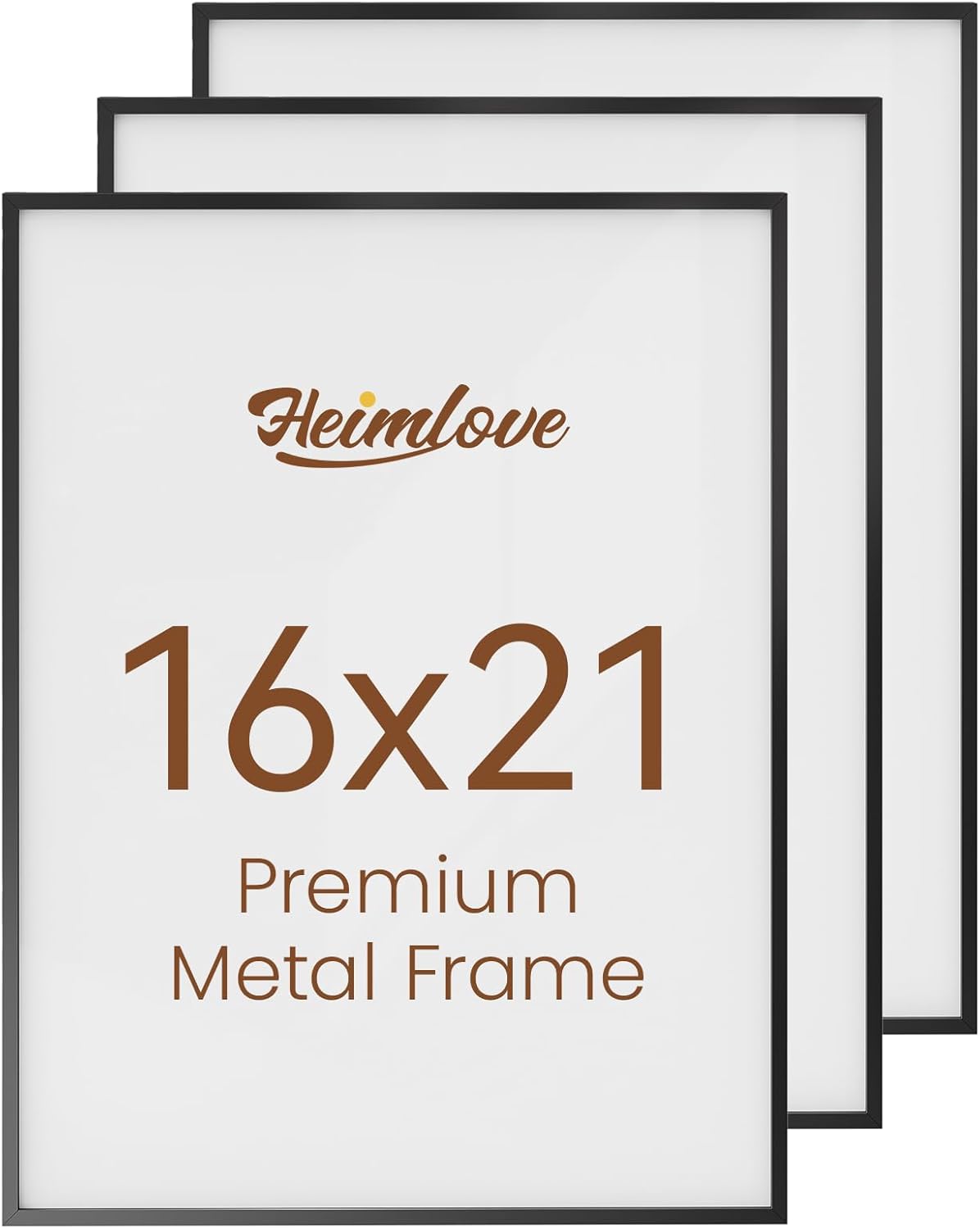 Heimlove 16x21 Metal Picture Frame - Elegant Wall Decor