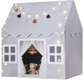 Kids Play Tent Indoor with Star Lights and Tassel Garland - Cozy