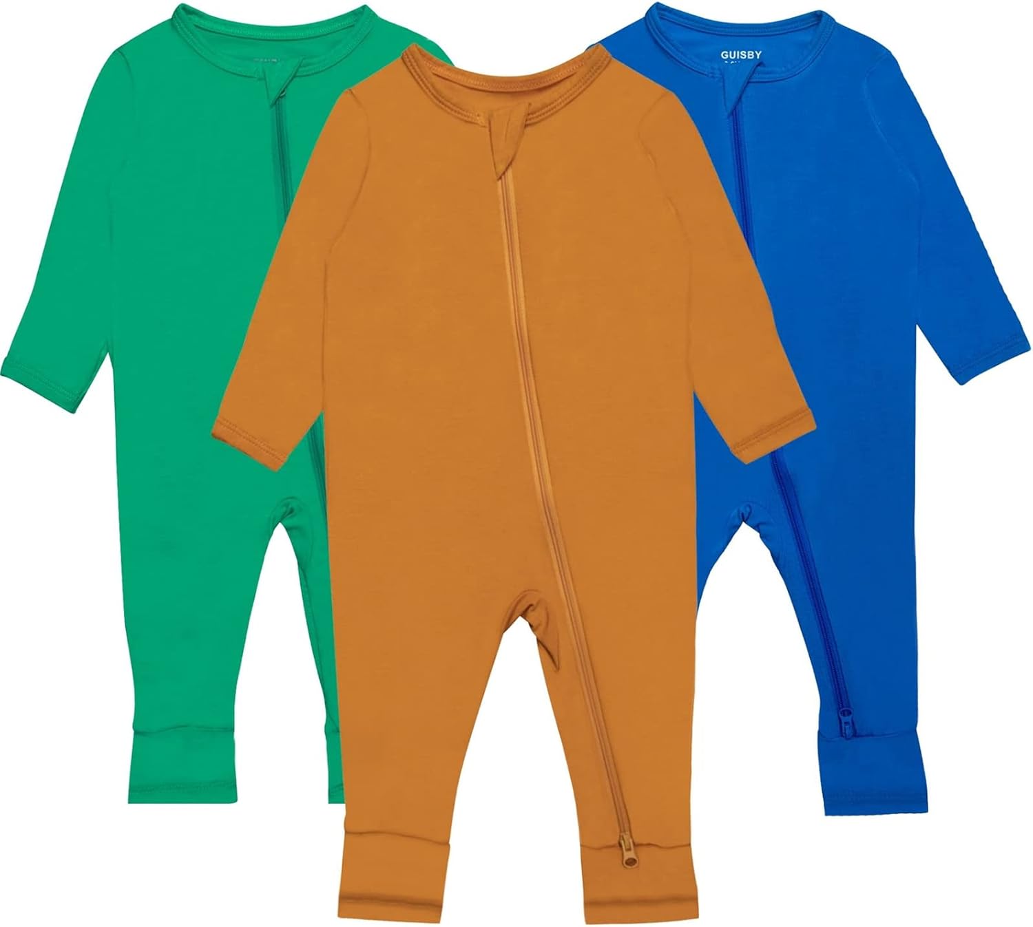 GUISBY Baby Pajamas with Mitten Cuffs for Comfort and Style