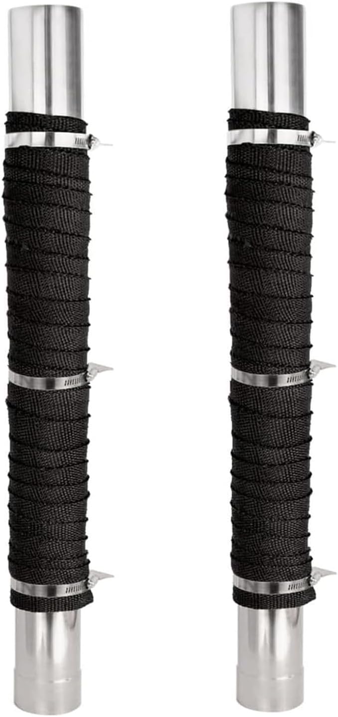 Fireproof Camping Stove Pipe Set - Anti-Scald Tape Included