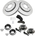 Front Brake Pad & Rotor Kit for 2015-2017 Ford F-150 - Quiet Stopping