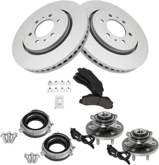 TRQ Front Brake Pad & Rotor Kit for 2015-2017 Ford F-150