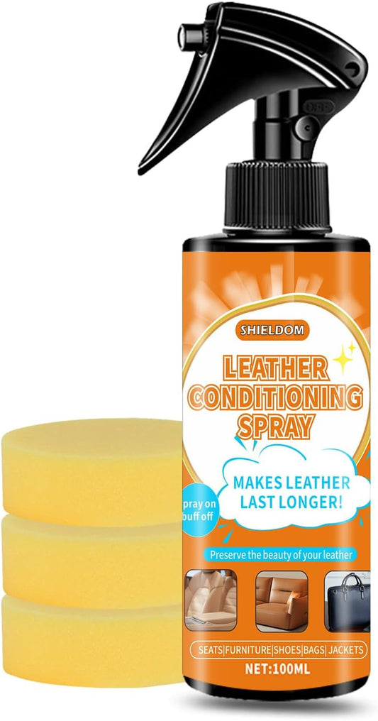 Quick Leather Restore Spray by SHIELDOM - Revive Any Leather! 