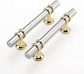 Haliwu 10 Pack Brushed Nickel Cabinet Pulls 4 in Center - Durable