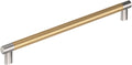 Amerock Esquire 12-5/8 in Polished Nickel/Champagne Bronze Pull