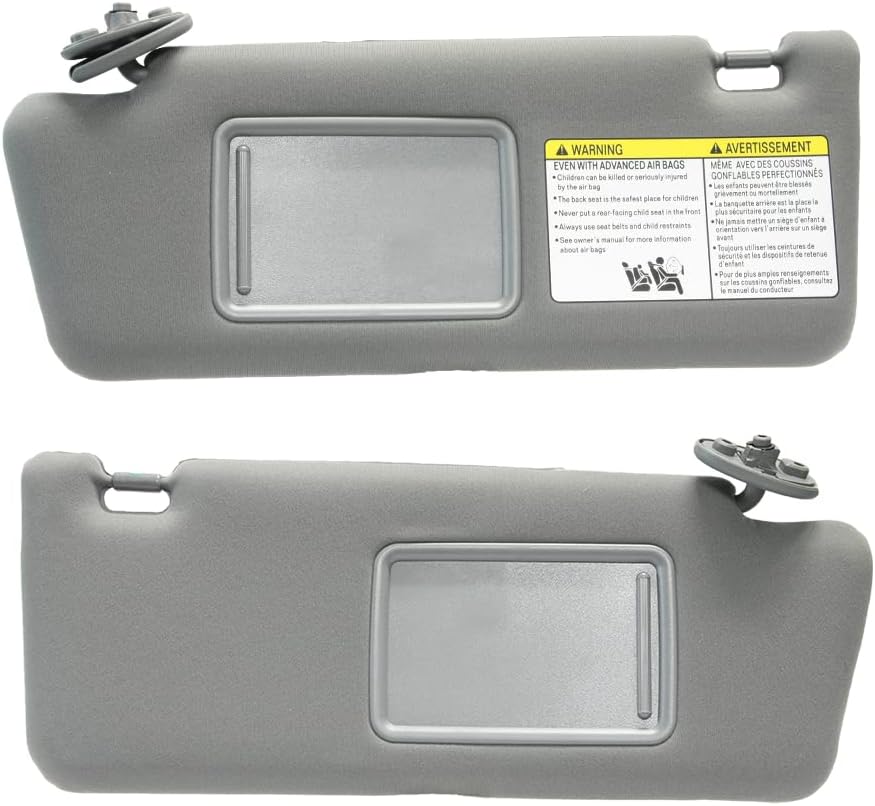 Left Driver Side & Right Passenger Side Sun Visor for Tacoma
