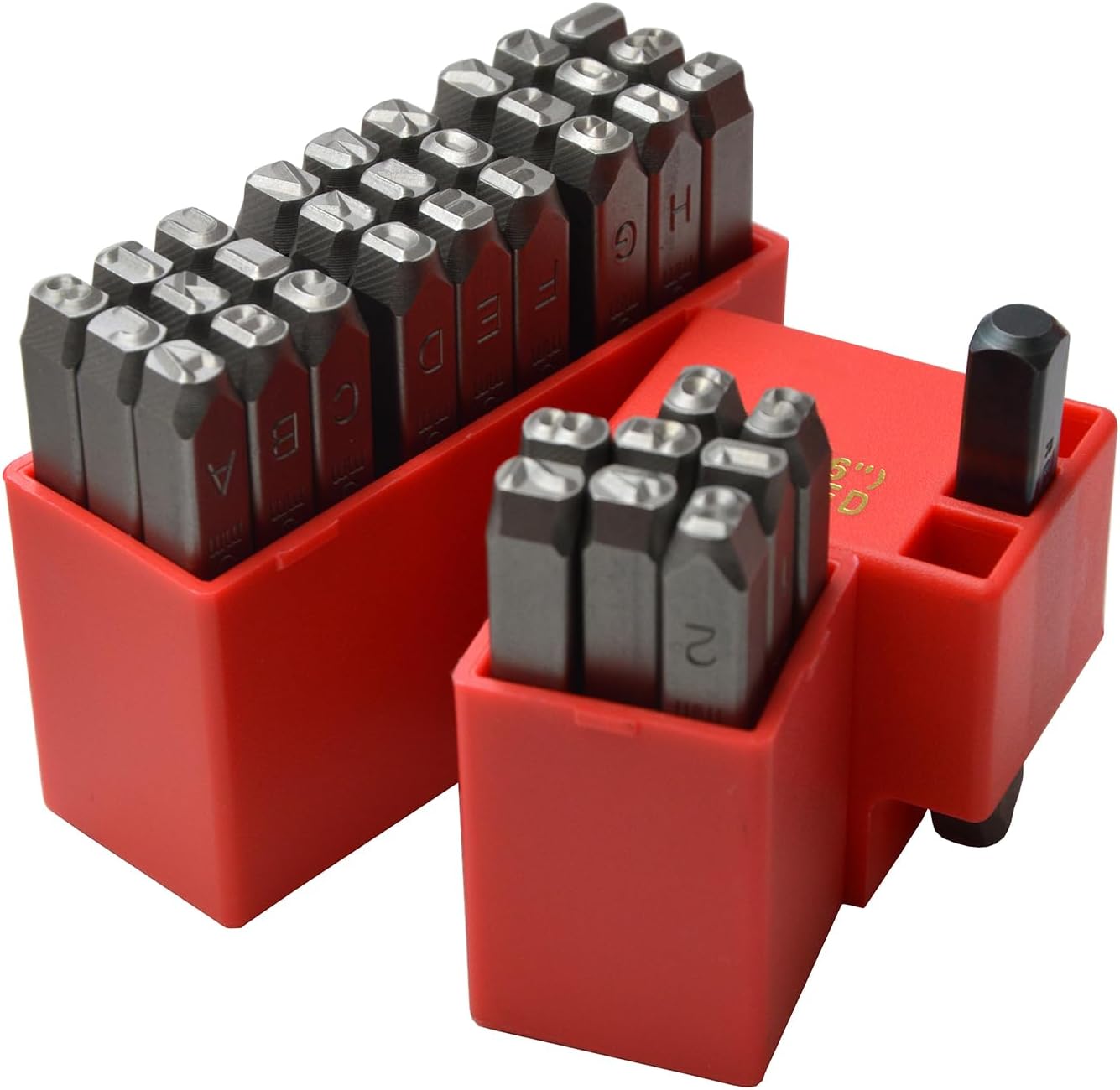 36pcs Heavy Duty Steel Stamp Kit for Metal and Leather Crafting