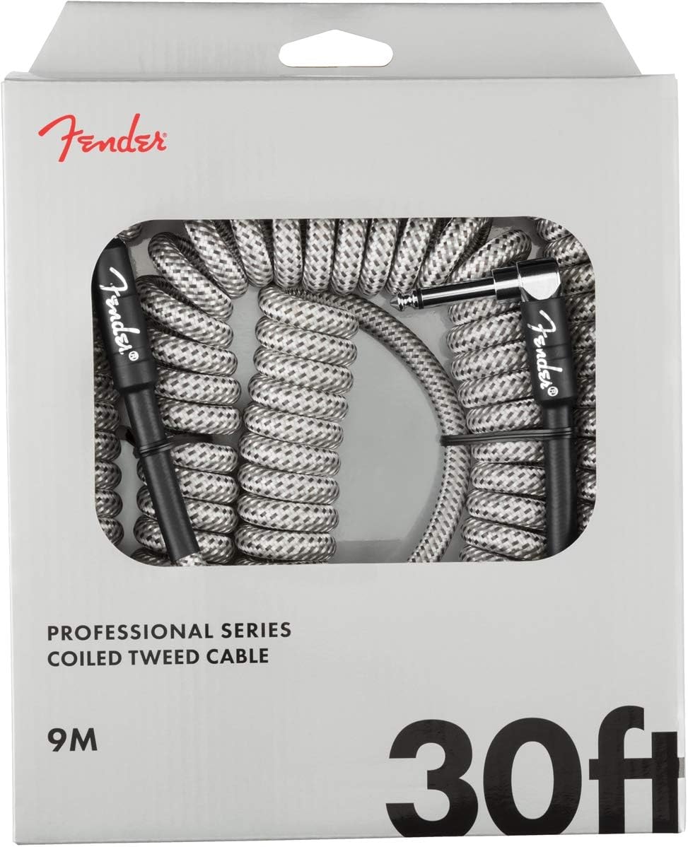 Fender Pro Tweed Coiled Cable - Superior Sound Clarity